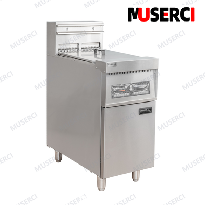 เครื่องปรุงน้ํามันแบบไฟฟ้า 2 กระปุก 9kW ความจําดิจิตอล 28L ประหยัดน้ํามัน CE