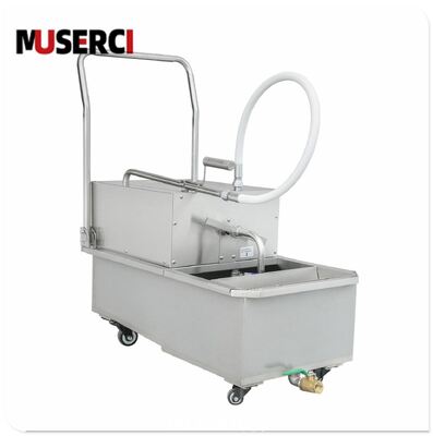 comprare Catering Commercial Oil Filter Machine Principio di assorbimento per semplificato fabbricazione online