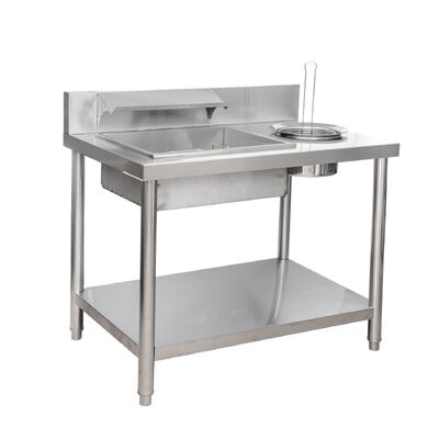 comprar Equipamento de cadeia de frango para mesa de pão comercial de aço inoxidável Certificado CE fabricação em linha
