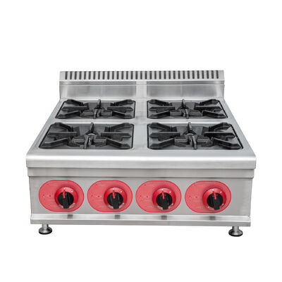 Buy Commercial gas cooker stove 3-burner High Capacity Standing Flat Top Grill for restaurants online manufacture