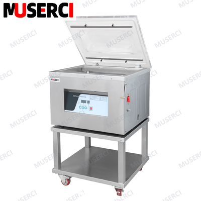 membeli Mesin Paket Vakum Komersial 410mm Seal Bar 20m3/h 99,9% Tingkat Vakum pembuatan online