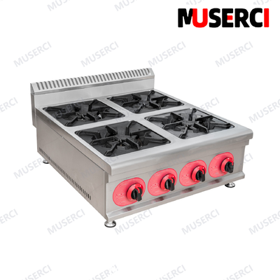 buy Commercial gas cooker stove 3-burner High Capacity Standing Flat Top Grill for restaurants online manufacture