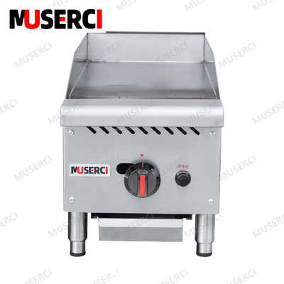 buy (GG12-MF) Commercial Countertop Gas Griddle 9.4kW/H Fast Heating For Burgers online manufacture