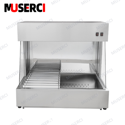 buy Commercial French Fry Warmer 3 Infrared Lights Stainless Steel Easy Oil Drain online manufacture